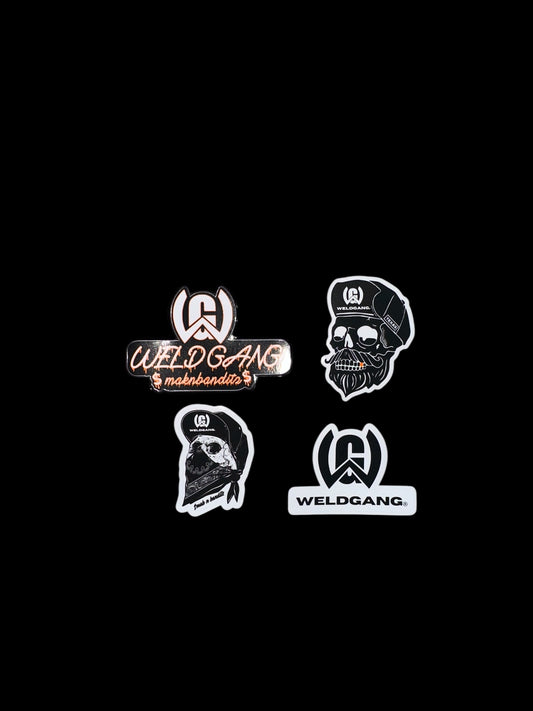 WELD GANG 4PC STICKERS